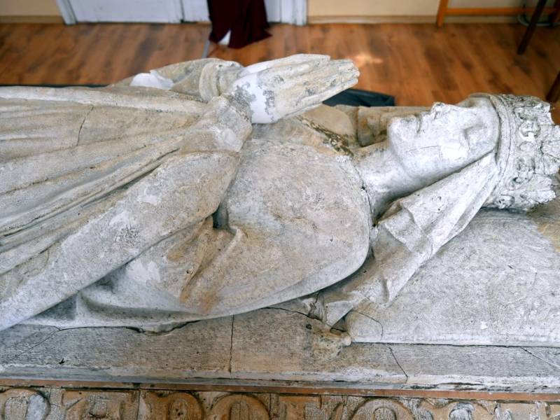 Bozetto - pierwowzór monumentalnego Sarkofagu Królowej Jadwigi z Katedry Wawelskiej